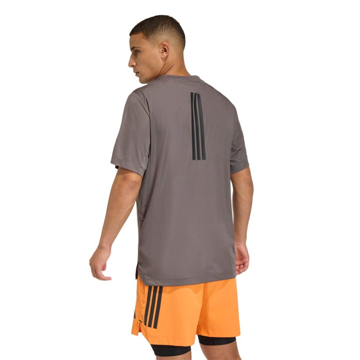 ADIDAS Maglietta Palestra Train Power Grigio Uomo