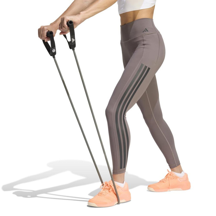 ADIDAS Leggings Palestra Tight Train Optime 7 8 Grigio Donna