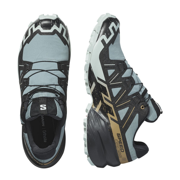 Salomon Speedcross 6 GORE-TEX Trooper Nero Wood Thrsh - Scarpe Trail Running Uomo