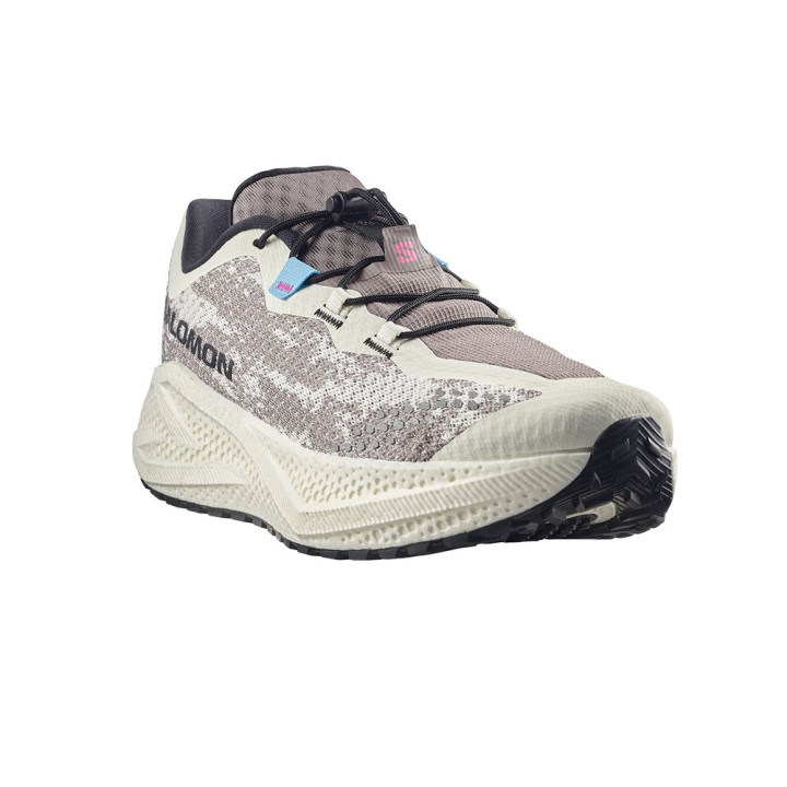 Salomon Aero Glide 4 Grvl Vanilla Ice Nero Iron - Scarpe Trail Running Uomo