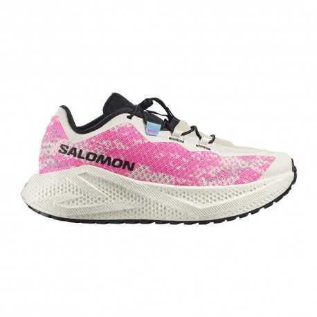 Salomon Aero Glide 4 Grvl Vanilla Ice Knockout Rosa - Scarpe Trail Running Donna