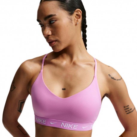 Nike Reggiseno Sportivo Indy Light Support Rosa Donna