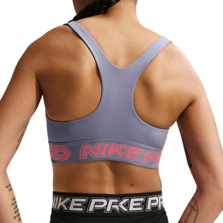 Nike Pro Reggiseno Sportivo Medium Support Lilla Donna