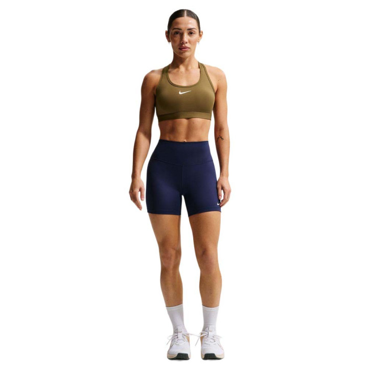 Nike Swoosh Reggiseno Sportivo Medium Support Verde Donna