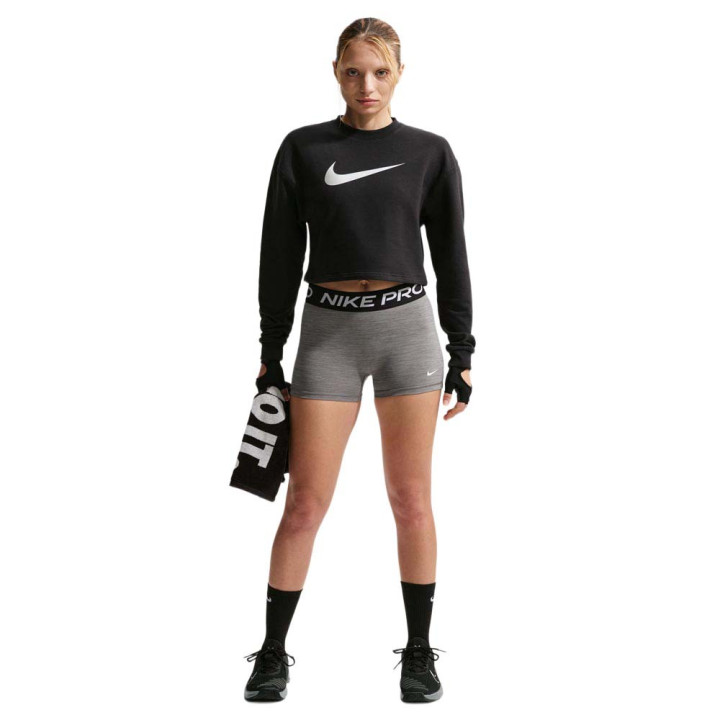 Nike Pro Felpa Palestra Girocollo Pro Nero Donna
