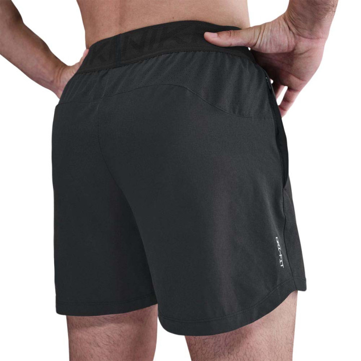 Nike Pro Training Shorts Sportivi Nero Logo Bianco Uomo