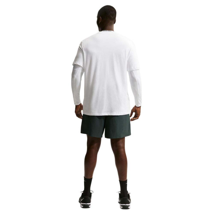 Nike Maglietta Palestra Graphick Bianco Uomo