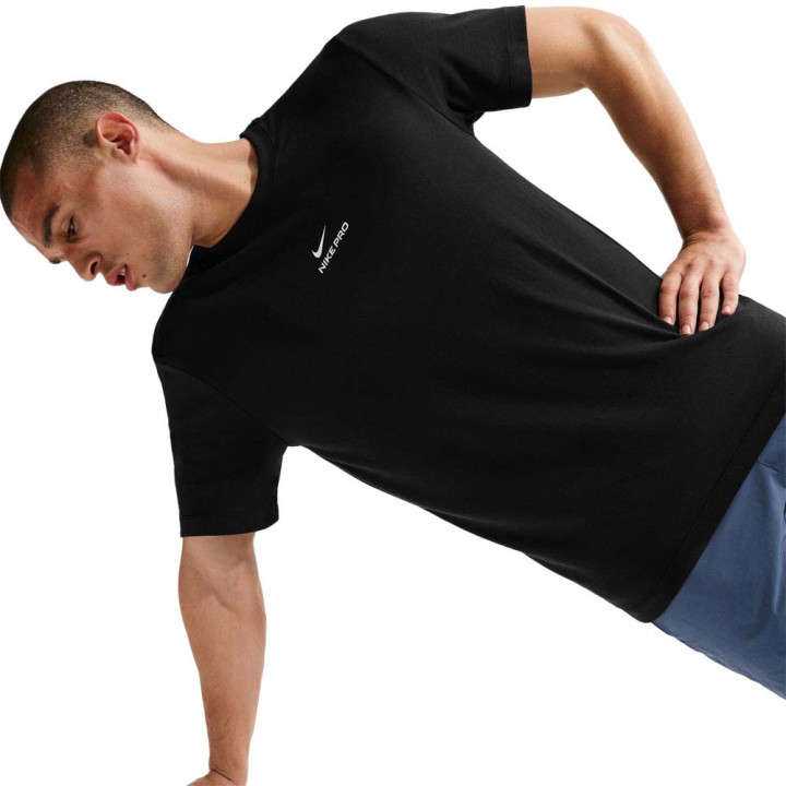 Nike Maglietta Palestra Nero Uomo