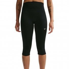 One Leggings Palestra Tight Capri Vita Alta One nero