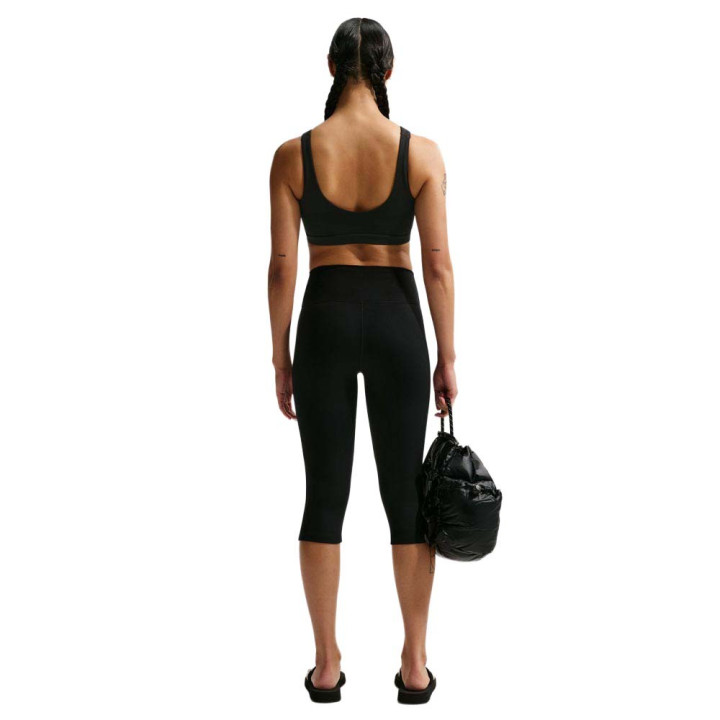 Nike One Leggings Palestra Tight Capri Vita Alta One Nero Donna
