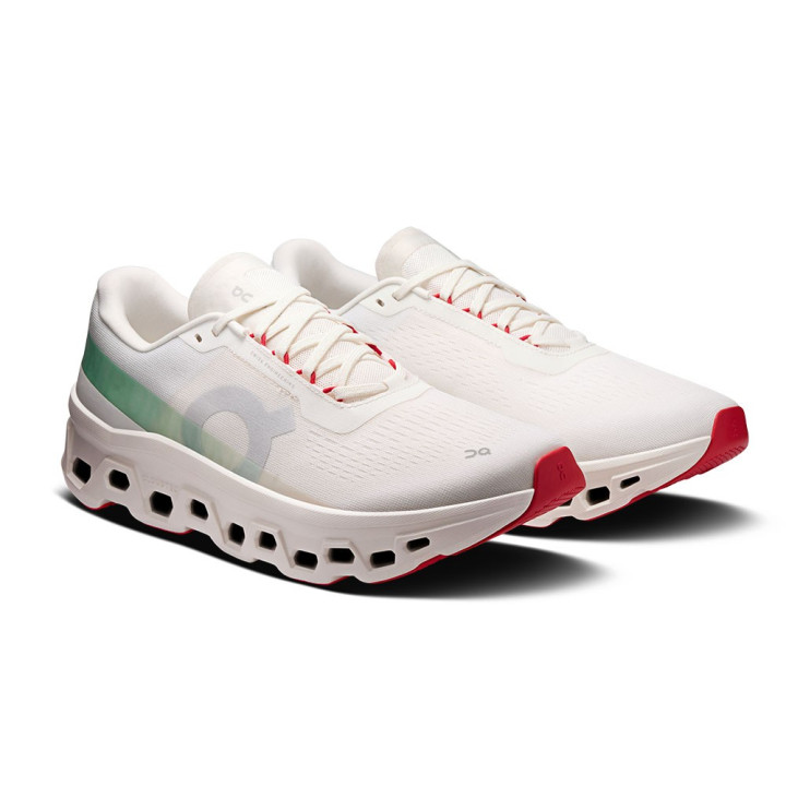 On Cloudmonster 1 Grigio Argento Verde - Sneakers Uomo
