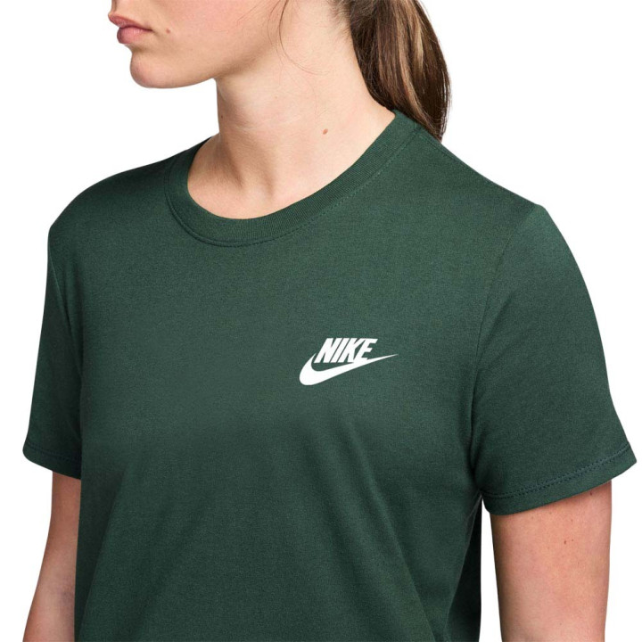 Nike Sportswear Club Essentials T-Shirt Verde Donna