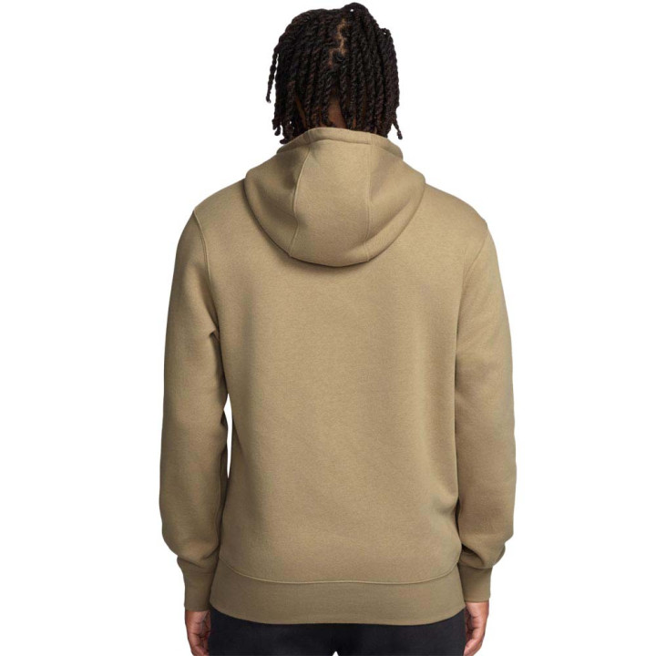 Nike Sportswear Club Felpa Con Cappuccio Beige Uomo