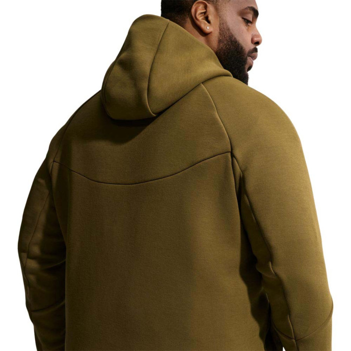 Nike Tech Felpa Con Cappuccio Verde Uomo