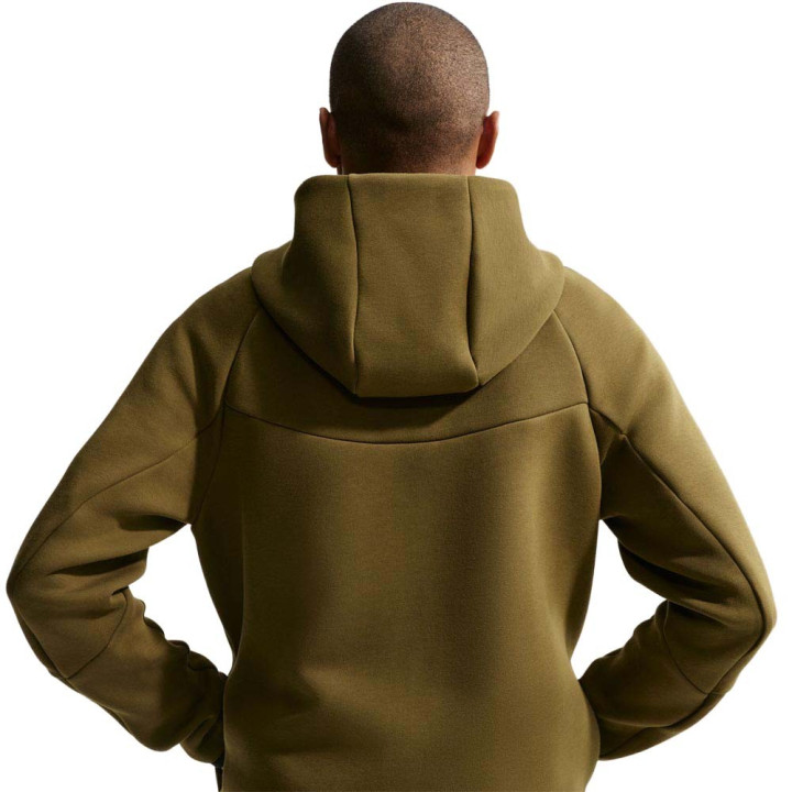 Nike Tech Felpa Con Cappuccio Verde Uomo
