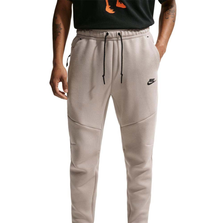 Nike Tech Pantaloni Con Polsino Beige Uomo
