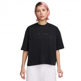 Sportswear Cropped T-Shirt nero
