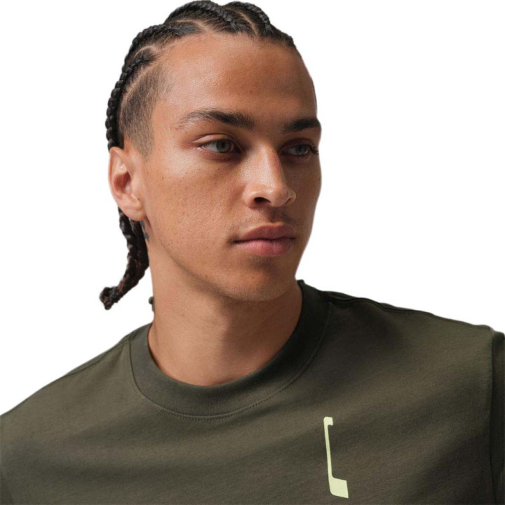 Nike Jordan Sport T-Shirt Crossover Verde Uomo