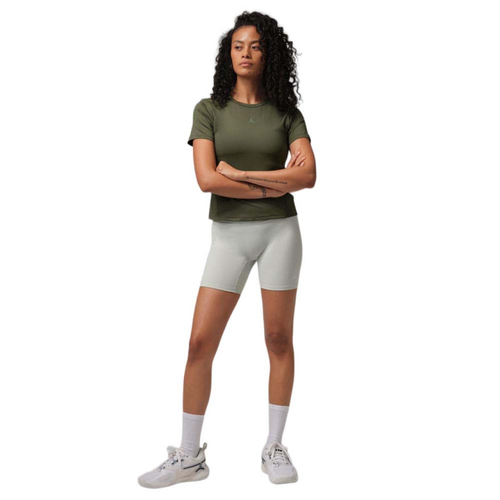 Nike Jordan Sport Essentials T-Shirt Verde Donna