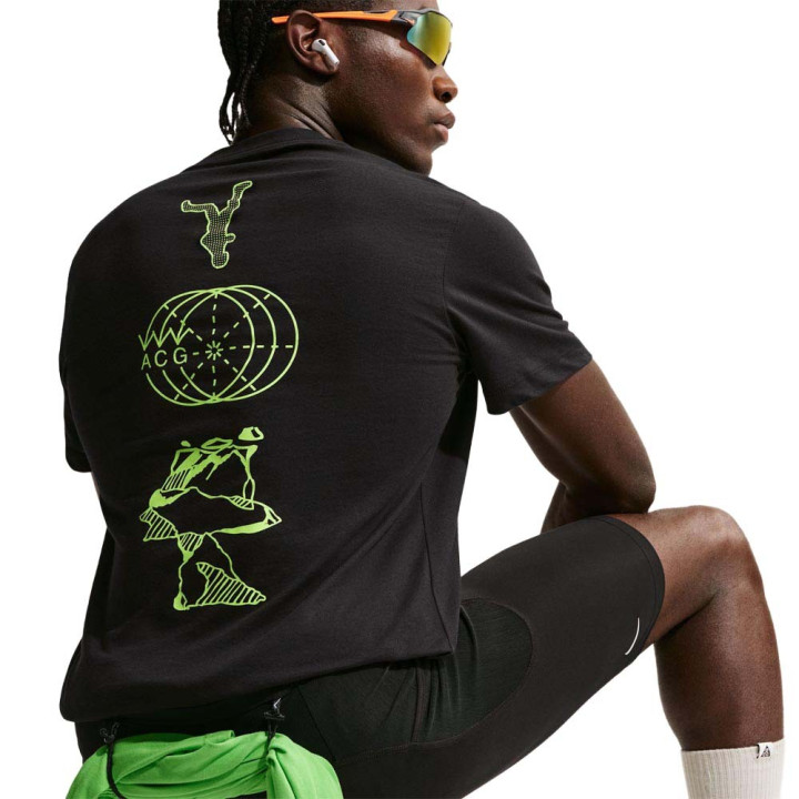 Nike Acg T-Shirt Dri Fit Nero Uomo