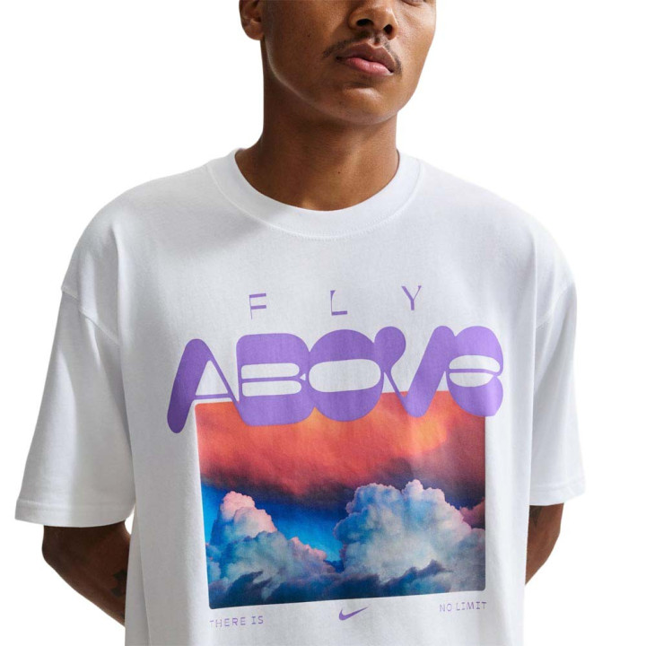 Nike Sportswear T-Shirt Logo Graphic Bianco Uomo