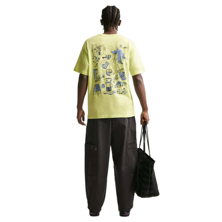 Nike Sportswear T-Shirt Logo Graphic Lime Uomo