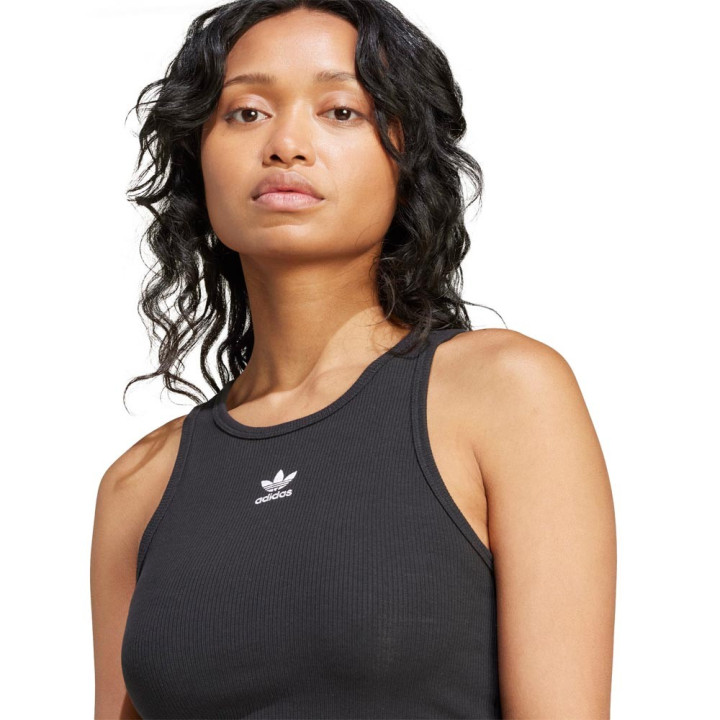 ADIDAS Originals Essentials Top Trefoil Nero Donna