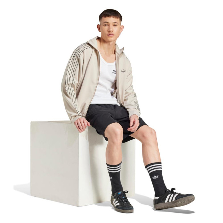 ADIDAS Originals Trefoil Essentials Shorts Logo Piccolo Nero Uomo