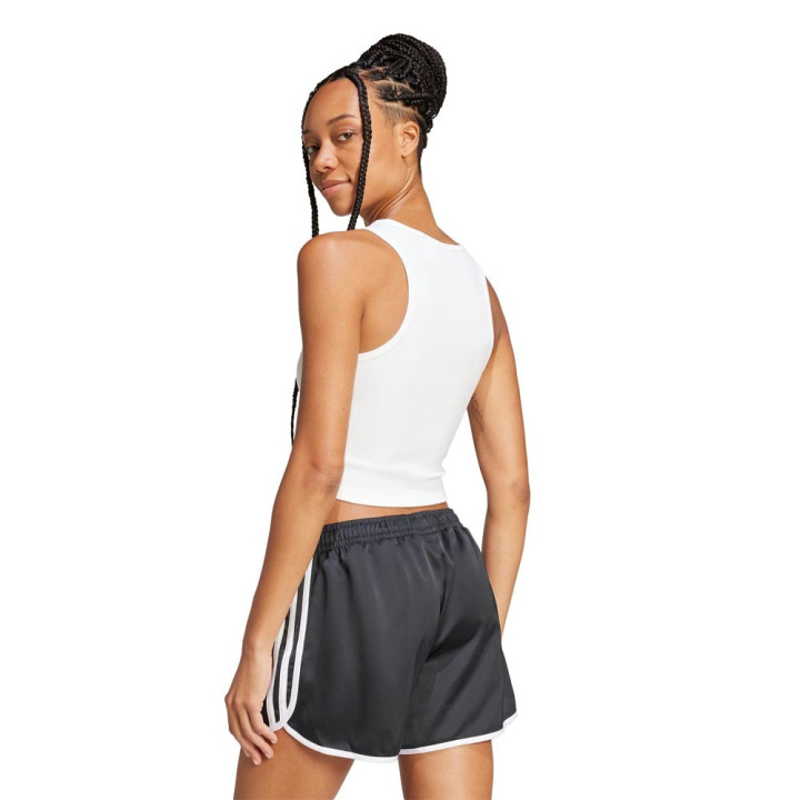 ADIDAS Originals Essentials Top Trefoil Bianco Donna