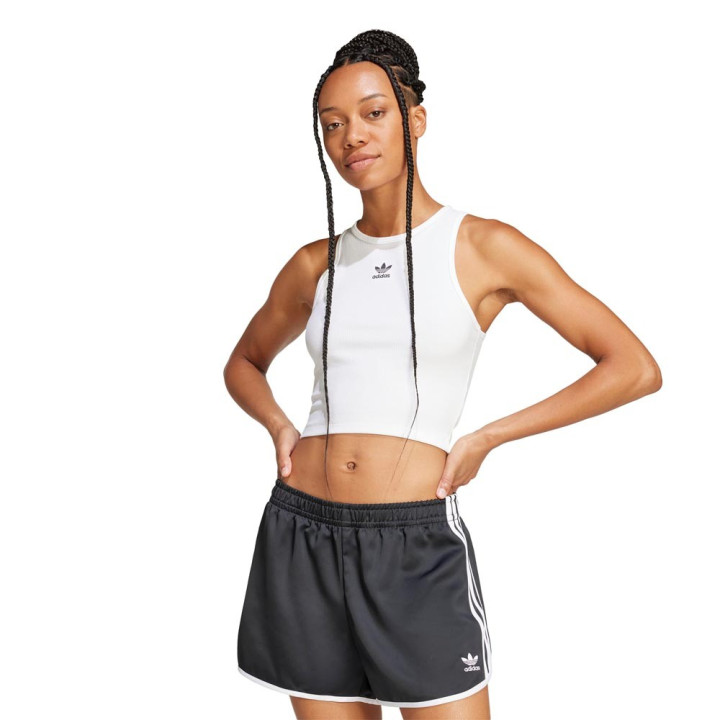 ADIDAS Originals Essentials Top Trefoil Bianco Donna