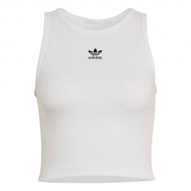 Essentials Top Trefoil bianco
