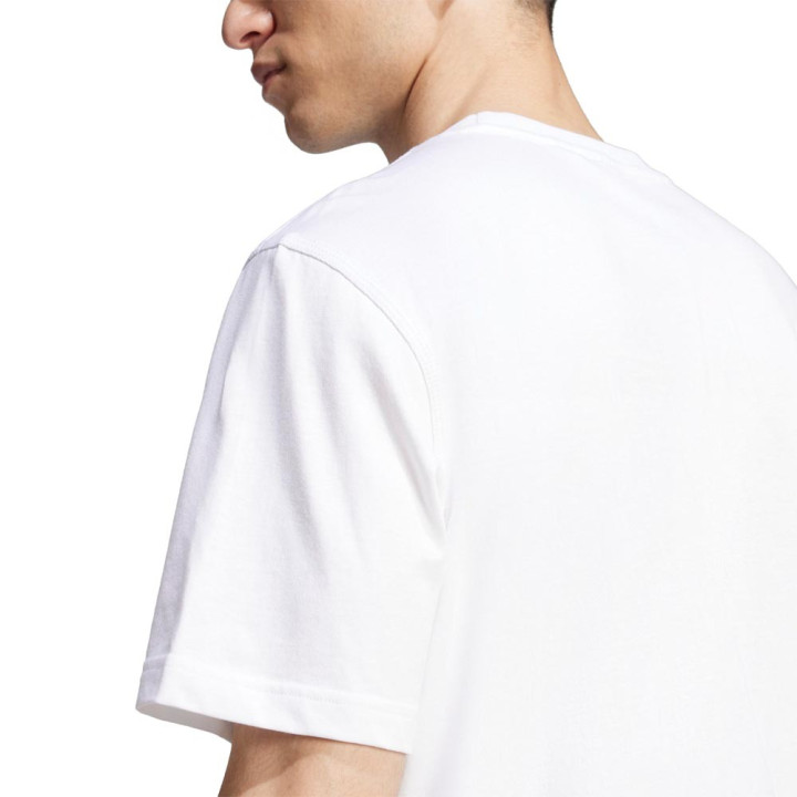 ADIDAS Originals Trefoil Essentials T-Shirt Logo Piccolo Bianco Uomo
