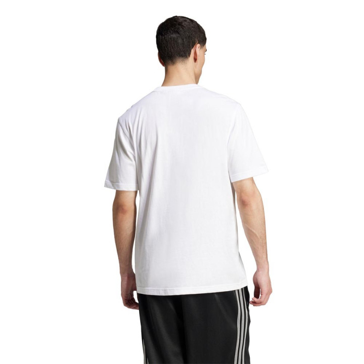 ADIDAS Originals Trefoil Essentials T-Shirt Logo Piccolo Bianco Uomo