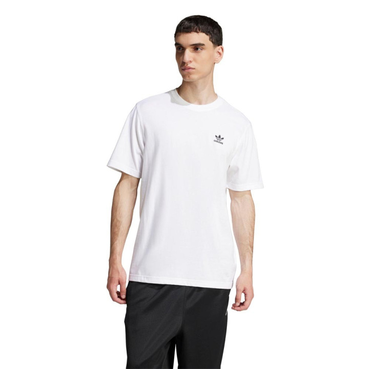 ADIDAS Originals Trefoil Essentials T-Shirt Logo Piccolo Bianco Uomo