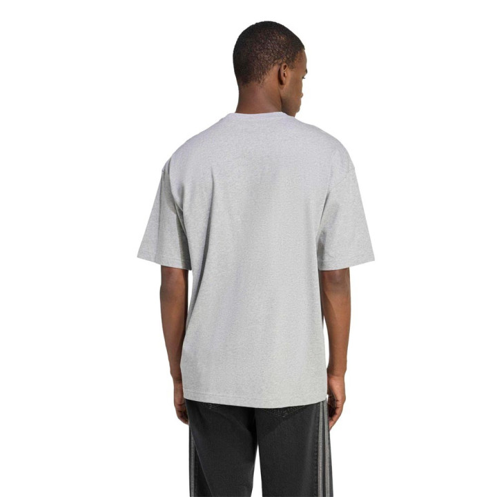 ADIDAS Originals Adicolor Trefoil T-Shirt Big Logo Grigio Uomo