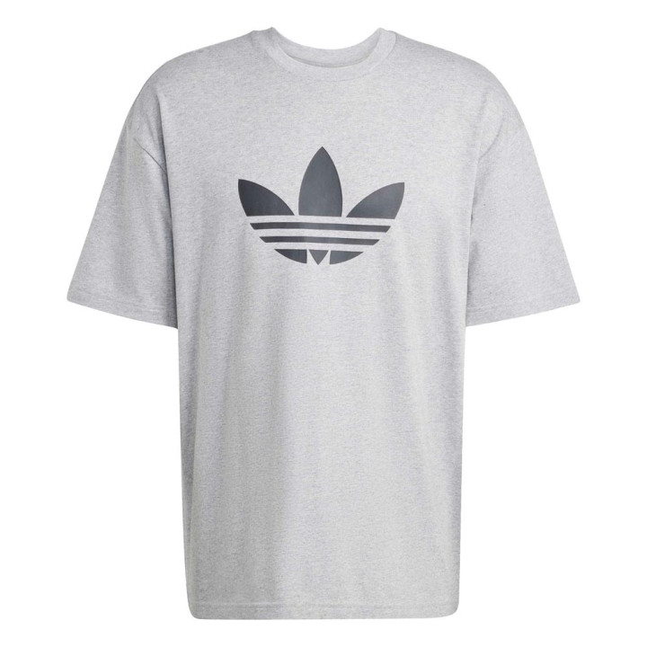 ADIDAS Originals Adicolor Trefoil T-Shirt Big Logo Grigio Uomo