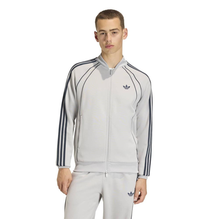 ADIDAS Originals Sst 2.0 Adicolor Giacca Con Cerniera Collo Grigio Uomo