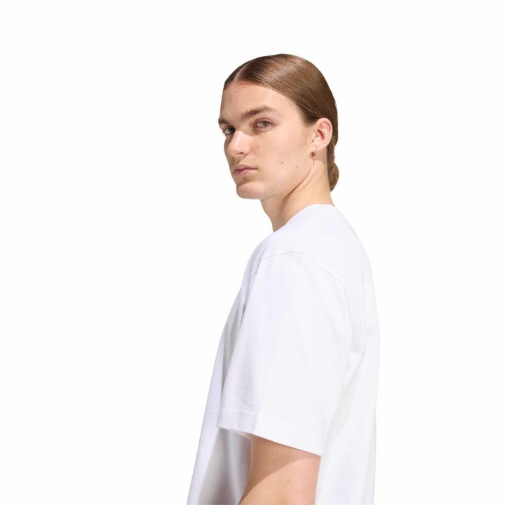 ADIDAS Originals Adicolor Trefoil T-Shirt Big Logo Bianco Uomo