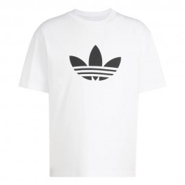 Adicolor Trefoil T-Shirt Big logo bianco
