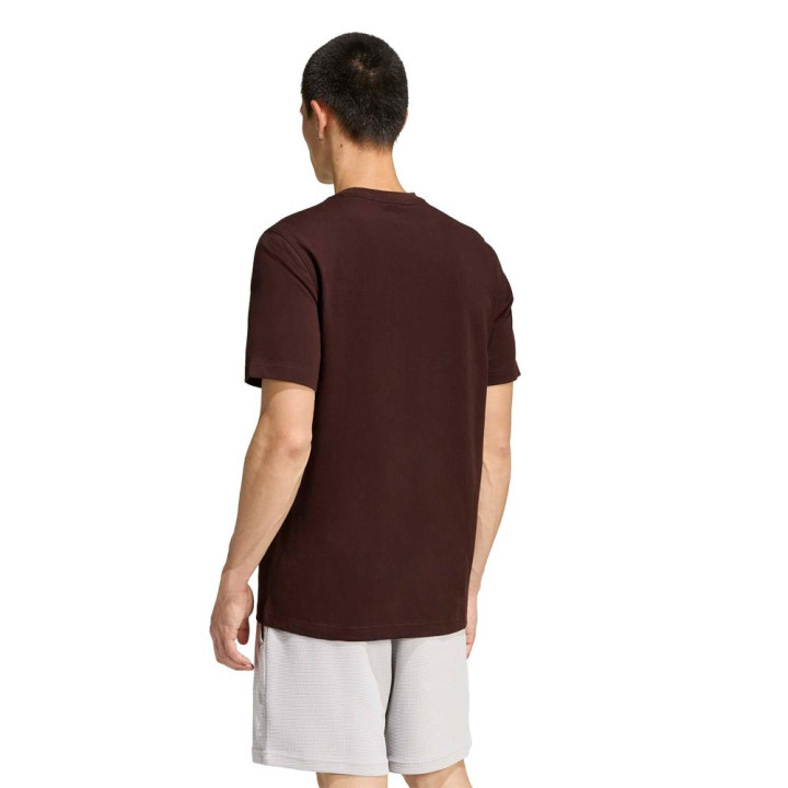 ADIDAS Originals Trefoil Essentials T-Shirt Logo Piccolo Moro Uomo