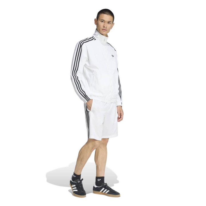 ADIDAS Originals Firebird Shorts Adicolor Tristripe Bianco Uomo