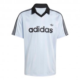 Archive Collar T-Shirt Adicolor azzurro