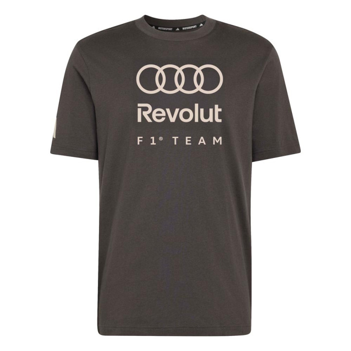 ADIDAS Audi Formula 1 Team Dna  T-Shirt Fan Nero Grigio Uomo