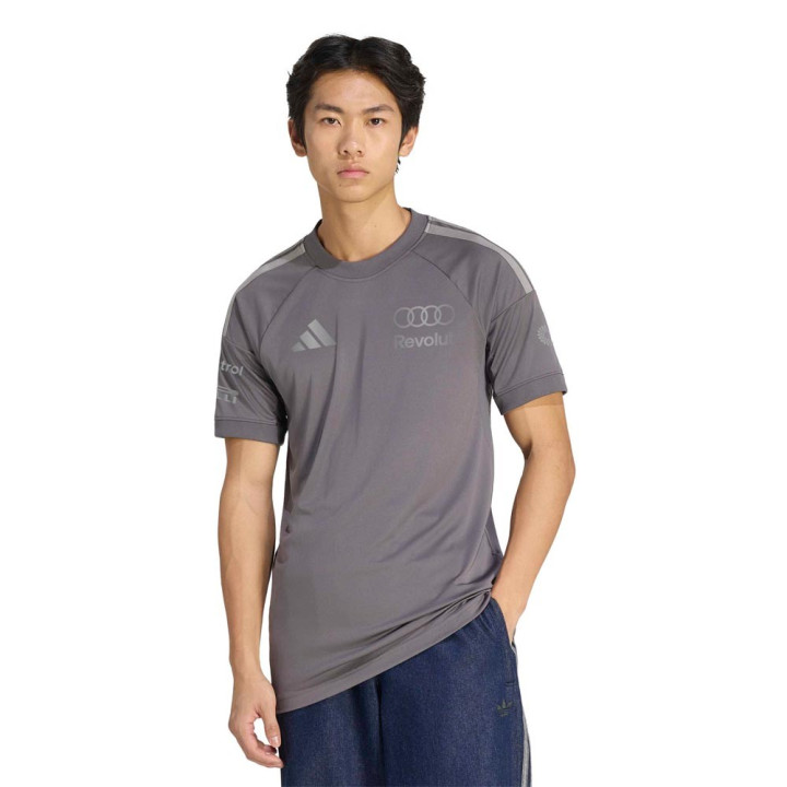 ADIDAS Audi Formula 1 Team Dna T-Shirt Replica Grigio Rosso Uomo