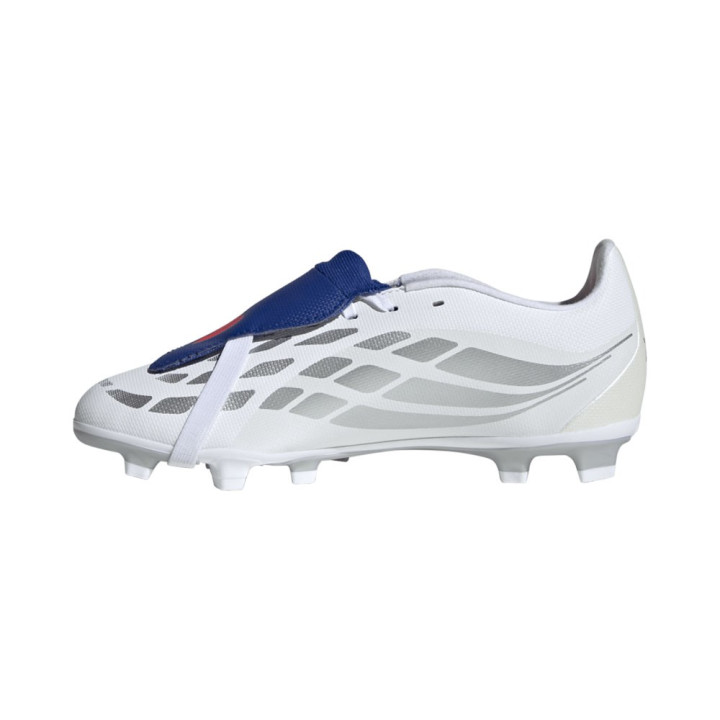 ADIDAS Predator Club Ft Fg J Bianco Bianco Blu - Scarpe Da Calcio Bambino