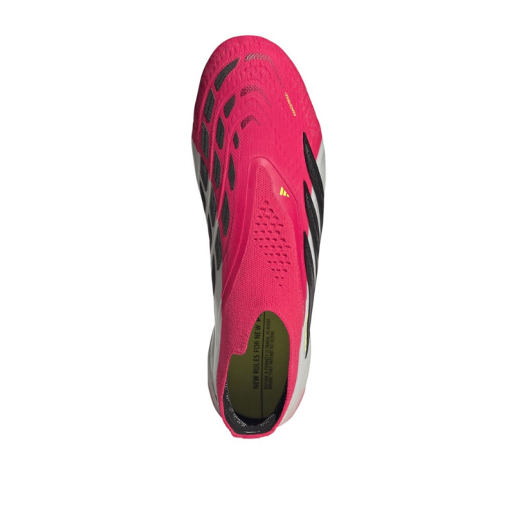 ADIDAS Predator Elite Ll Fg Rosso Nero Bianco - Scarpe Da Calcio Uomo