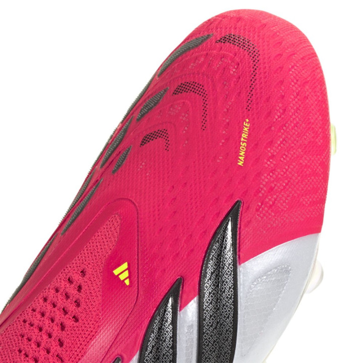 ADIDAS Predator Elite Ll Fg Rosso Nero Bianco - Scarpe Da Calcio Uomo
