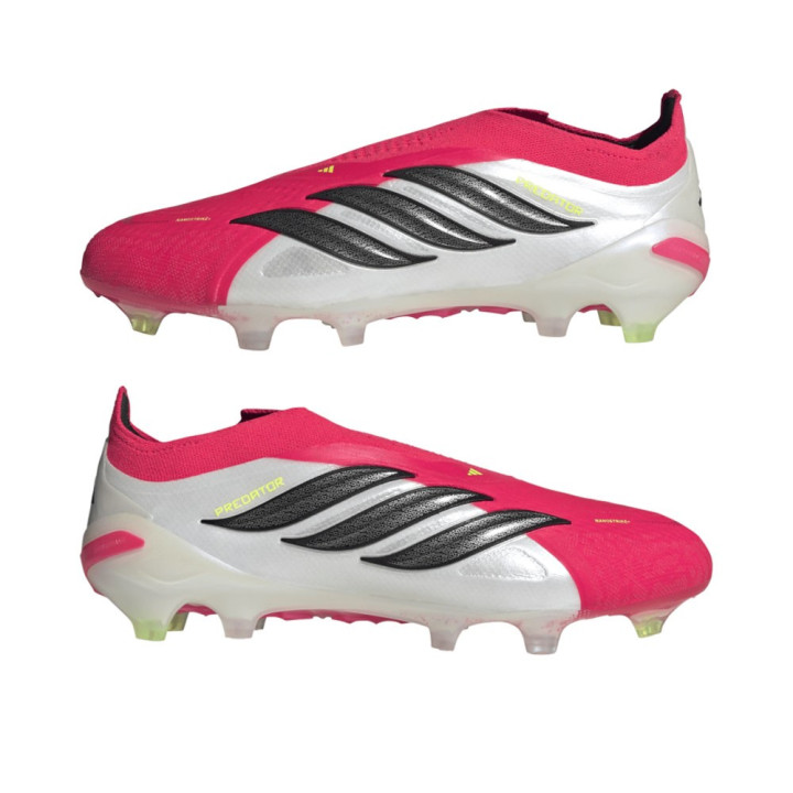 ADIDAS Predator Elite Ll Fg Rosso Nero Bianco - Scarpe Da Calcio Uomo