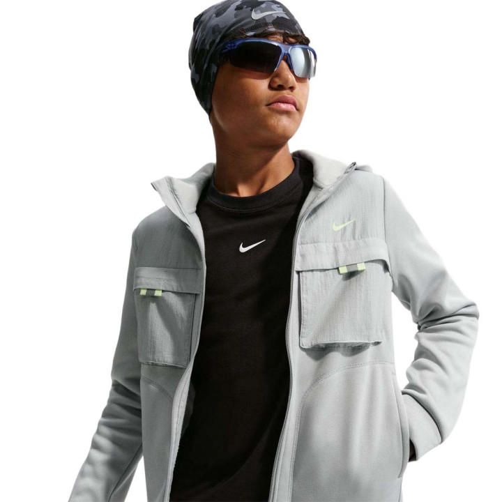 Nike Sportswear City Utility Felpa Palestra Full Zip Grigio Bambino