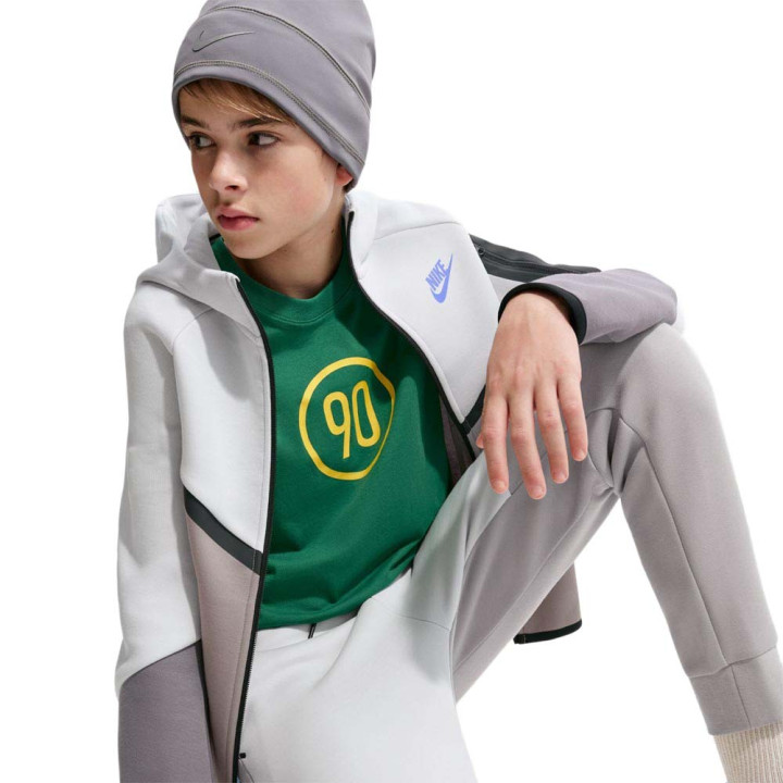 Nike Sportswear Tech Felpa Palestra Grigio Bambino